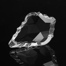 ARILUX 38 MM Pingente de Cristal Lustre Crystal Clear Pingente de Folha de Bordo Da Lâmpada Prismas de Vidro Parte Decoração 2024 - compre barato