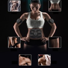 Abdominal Arm Muscle Trainer Machine Workout  Body Slimming EMS Stimulator Muscle Training Vibrating Exercise Fitness Equipment 2024 - buy cheap