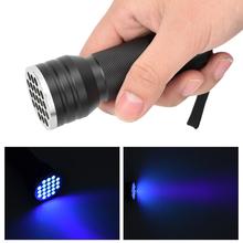 Reparo do telefone móvel led lanterna uv cola cura ultra violeta luz 21 leds contas de luz aaa solidify mini lanterna portátil