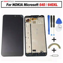 For NOKIA lumia 640 XL LCD Display Touch Screen Digitizer 640 / 640XL Display + frame for NOKIA Microsoft 640 XL screen Assembly 2024 - buy cheap