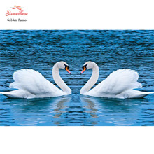 5D DIY Diamond Embroidery landscape animal Swan Diamond Painting Cross Stitch Rhinestone Mosaic Home decor gift 2024 - buy cheap