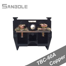 Terminal blocks TBC-60A Group Type 60A / 600V General Purpose Connection with screws Terminal Row Plate Copper (10pcs) 2024 - buy cheap