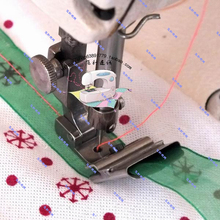 Industrial sewing machine flat car with presser foot Ribbon strip presser foot Adjustable binder strip width feet 2024 - buy cheap