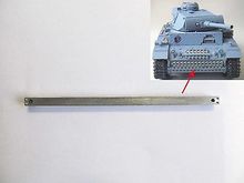 Mato 1/16 немецкий Panzer III RC бак Передняя пластина запасной трек металлическое Крепление MT083 TH00772 2024 - купить недорого