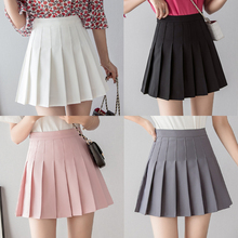 Students Mini Skirts Pleated School Skirt Girls Bottoms Skirt with lining For Female 2024 - buy cheap