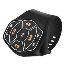 Universal Wireless Car Steering Wheel Button Remote Control Bluetooth-compatible 4.0 Hands-free Multimedia Player Button 2024 - купить недорого