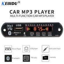 Kebidu беспроводной Bluetooth 12 в MP3 WMA декодер плата USB TF FM радио mp3-плеер аудио модуль для автомобиля аксессуары с дистанционным управлением 2022 - купить недорого