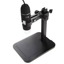 800/1000X USB цифровой микроскоп 8 LED 2MP эндоскоп Лупа камера с HD CMOS сенсором W/подъемная стойка W/Калибровочная линейка 2024 - купить недорого