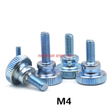 50pcs Gb834 M4 Carbon Steel Thumb Screw With Collar High Head With Knurling Manual Adjustment Screws Bolt M4*(6/8/10~40) Mm 2024 - buy cheap