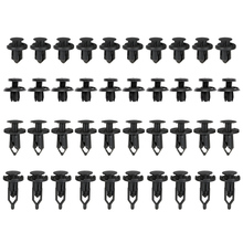 40Pcs Car Rivet Fastener Retainer Push Pin Body Bumper Rivet Trim Moulding Retainer Clip Accessories Kit 2024 - buy cheap