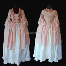 Tailored!Royal Pink Vintage Costumes Duchess Princess Civil war 18th Rococo Marie Antoinette DRESS Victorian dresses HL-388 2024 - buy cheap