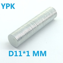 50PCS/LOT  Neodymium Magnet 11*1 Rare Earth Permanent Magnet 11x1  N38 Strong NdFeB Magnets 11 x 1 2024 - buy cheap