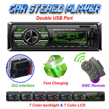 1DIN Bluetooth Vintage Car Radio MP3 Player Stereo USB AUX Classic Car Stereo Audio with SWC Remote 2024 - buy cheap