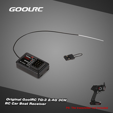 GoolRC Black TG-3 2.4G 3CH RC Car Boat Receiver for GoolRC TG3 AUSTAR AX5S Transmitter RC Part 2024 - купить недорого