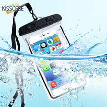 KISSCASE водонепроницаемый чехол для Samsung Galaxy S8 S9 S10 Plus A50 A7 2018 светящийся подводный водонепроницаемый чехол для мобильного телефона сумка 2024 - купить недорого