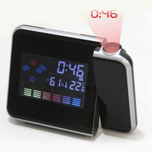 Reloj electrónico con proyección de moda, despertador, Popular, electrónico, multifunción, pantalla LED, de escritorio 2024 - compra barato