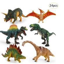 6 шт. Юрского периода фигурки героев животного моделей динозавров игрушка модель спинозавра коллекция узнать развивающие игрушки подарок для детей 2024 - купить недорого