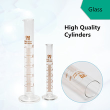 5-10-25-50ml 1set/box Graduated glass cylinder with scale Pyrex lab measuring cup with mark for chemical experiment Borosilicate 2024 - buy cheap