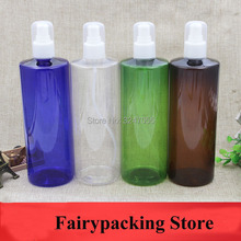 500ml PET Plastic Cosmetic Products Refillable Container, Empty Lotion Pump/Emulsion Packing Bottle, Shampoo/Body Cream Storage 2024 - buy cheap