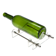Cortador de garrafa de vidro profissional, ferramenta de corte de garrafa com papel de lixa para garrafa de vinho, cerveja, frascos de conserva, acrílico 2024 - compre barato