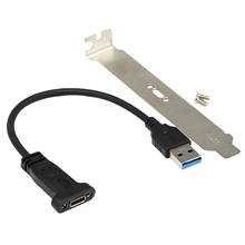 FULL-USB Кабель с разъемом для передней панели а 3,0-USB C, usb-кабель с разъемом A 3,0 для подключения к разъему USB Type-C 2024 - купить недорого