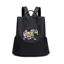 2019 New backpacks Women Embroidered Elephant Schoolbags For Teenage Girls Traveling Backpack Ladies School Bag 2024 - buy cheap