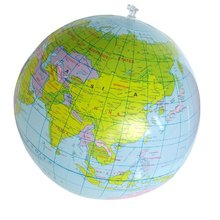 PPYY NEW -Inflatable Toy Globe Tellurion Training Geography Map Balloon Water Ball 40 cm 2024 - buy cheap