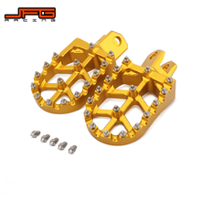 Motorcycle Foot Pegs FootRest Footpeg Pedal For SUZUKI RM125 RM250 RMX250S RMX250R DRZ400 DRZ400E DRZ400S DRZ400SM KLX400R KX500 2024 - buy cheap