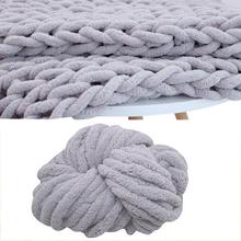 Lã de chenille faça você mesmo manta de lã grossa tiras de gelo engrossada fio cobertor artesanal 2024 - compre barato