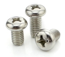10PCS M6 Stainless Steel Cross Recessed Bolts Phillips Round Pan Head Screw M6*8/10/12/16/20/25/30/40/50mm 2024 - buy cheap