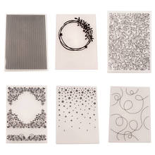 1 pcs Embossing Folders DIY making Paper Cards Craft Card stencil Scrapbook Template Plastic transparent Stamps Wedding Decor 2024 - buy cheap