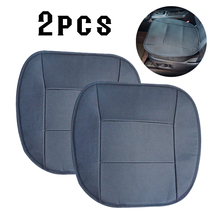 2pcs PU Universal Leather car cover Seat Protector Cushion  for BMW other Vehicles - Black 2024 - buy cheap