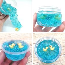 Cute Small Yellow Duck Fluffy Jelly Slime Toy Scented Stress Relief Toy slime slime toys soft clay super light clay 2024 - buy cheap