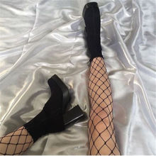 hirigin Sexy Black Women Small Middle Large Holes Skinny Fishnet Net Pantyhose Tights 2024 - buy cheap