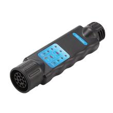 Probador de remolque de coche, herramienta de diagnóstico de 7 pines, 13 Pines, 12V, probador de remolque eléctrico, luz LED, probador de circuito de cableado, enchufe 2024 - compra barato