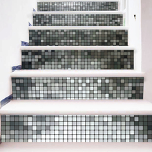 Мозаичная плитка шаблон лестницы наклейки дети любят съемный водонепроницаемый лестница виниловые наклейки для домашнего декора наклейки на стену 2024 - купить недорого