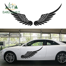 EARLFAMILY 635mm X 515mm 2x Car Vinyl Decal Sticker Door Body Stickers Side Decals Angel Wing Birds Feather (one for Each Side) 2024 - buy cheap