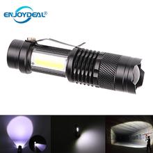 Mini lanterna led recarregável usb 3800lm, superbrilho, 3 modos, zoom, à prova d'água, luz de foco, acampamento, ciclismo 2024 - compre barato