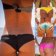 Новый женский сексуальный бразильский бантик бикини купальник пляжный купальный костюм Нижняя S-XL 2024 - купить недорого