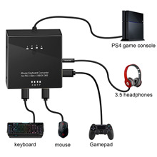 Bevigac-controlador de juego FPS, adaptador de teclado y ratón, convertidor para Sony PlayStation 4 3 PS4 PS3 Winbox Xbox 2024 - compra barato