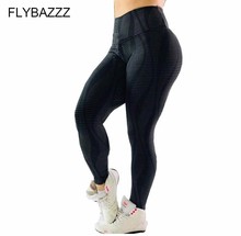 Calça de yoga de cintura alta com estampa 3d, sem costura, elástica, exercício, fitness, yoga, corrida, esportes 2024 - compre barato