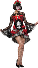 Halloween Vampire Ghost Bride Costume Horror Cosplay Mexican Day Of The Dead Fancy Dress  Fancy Party Devil 2024 - buy cheap