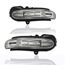 Lh + seta lateral redonda mercedes benz, espelho led luzes indicadoras para mercedes benz w203 c160 c180 c200 c220 c230 c240 c270 2024 - compre barato