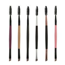 6pcs Brushes Makeup Eyebrow Brush+Eyebrow Comb Spoolie Eyebrow Makeup Brushes Beauty Essentials Blending Cosmetics Pens Tools 2024 - buy cheap