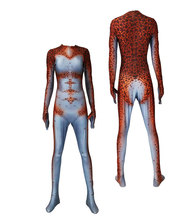 3D Printed Predator Girl Halloween Party Cosplay Predator Costumes Jumpsuits Skin Superhero Suit 2024 - buy cheap