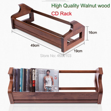 High-end cd rack Walnut wood cd box Retro Style cd storage rack  caja cd make you home beautifull 2024 - buy cheap