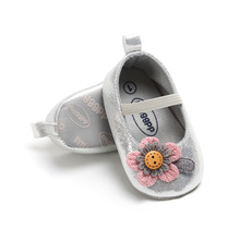 2020 New Baby Girls Shoes Cute Flower Solid Color First Walkers Infant Toddler Shoes Princess Shoes 2024 - buy cheap