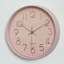 12 Inch Wall Clock Modern Minimalist Round Clock Plastic Wall Clock Mute Quartz Clock Home Decoration 2024 - buy cheap