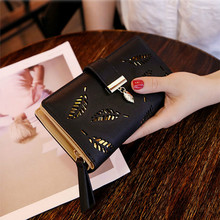 New 2019 Women PU Leather Wallet Long Card Holder Phone Bag Case Purse Handbag 2024 - buy cheap
