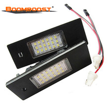 Luzes de led para placa de carro, 2 peças, branco, smd, 3528, para bmw e87, e81, e63, e64, e85 e e86 2024 - compre barato